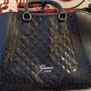 Guess zip tote bag